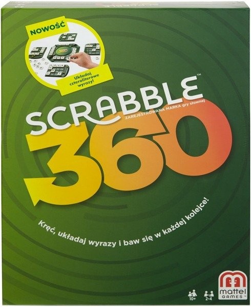 Mattel Scrabble 360 Wersja PL FWH02