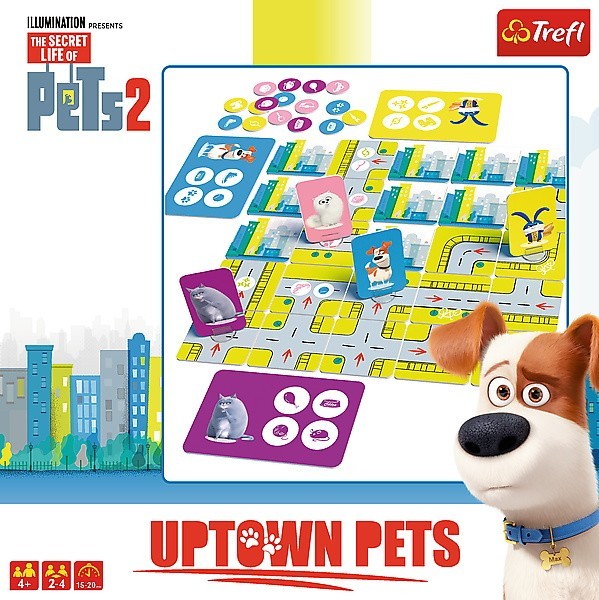 Trefl Gra Uptown Pets  - Sekretne życie zwierzaków domowych 2 01762