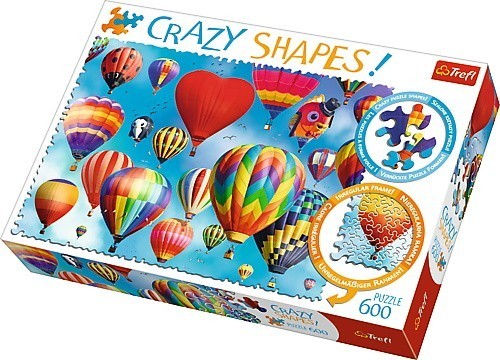 Trefl Puzzle Crazy Shapes Kolorowe balony 600 el. 11112