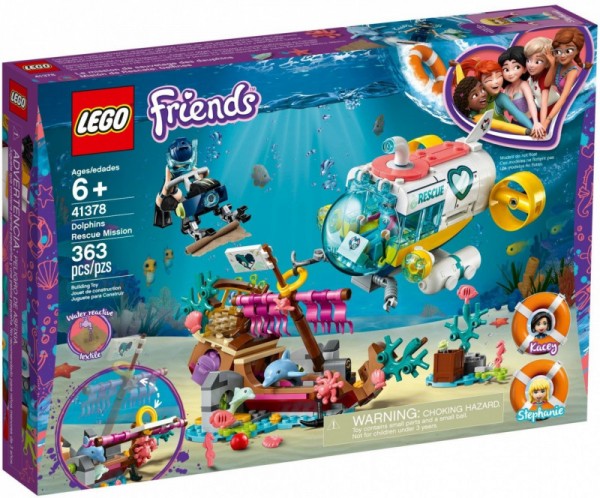 Lego Klocki Friends Na ratunek delfinom 41378