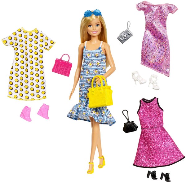 Mattel Barbie Zestaw Lalka + Ubranka + Akcesoria GDJ40