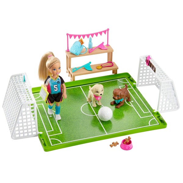 Mattel Barbie Chelsea Boisko do Piłki Nożnej GHK37