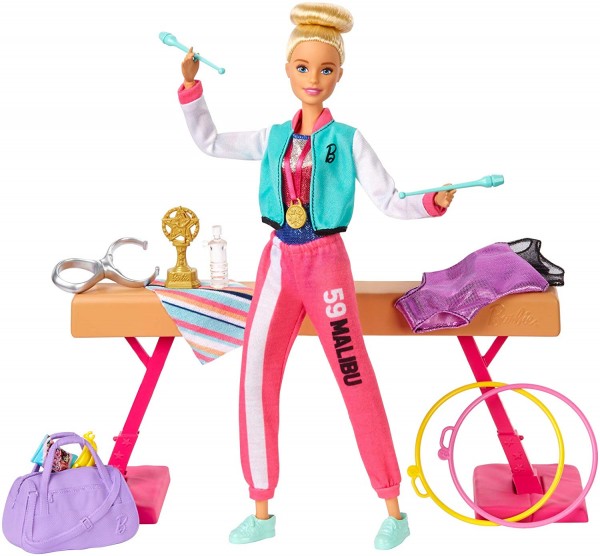 Mattel Barbie Gimnastyczka Zestaw GJM72