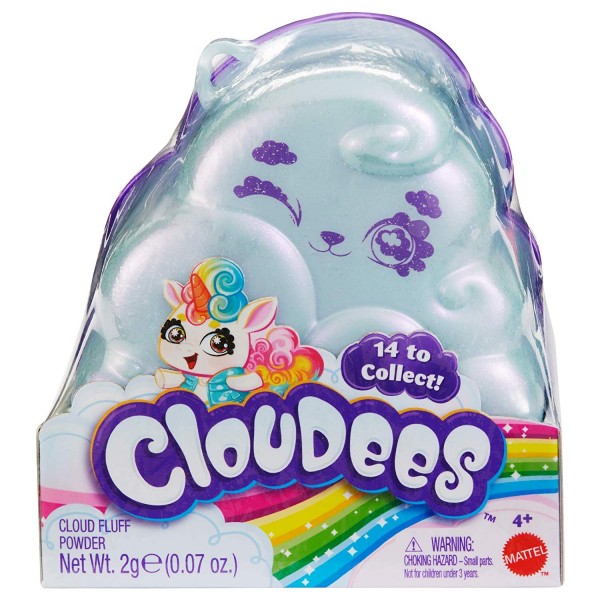 Mattel Cloudees Duże Zwierzątko Niespodzianka Niebieska GNC94