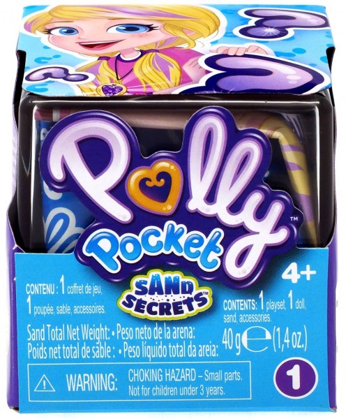 Mattel Polly Pocket Plastyczny Piasek Zestaw Niespodzianka GKJ69