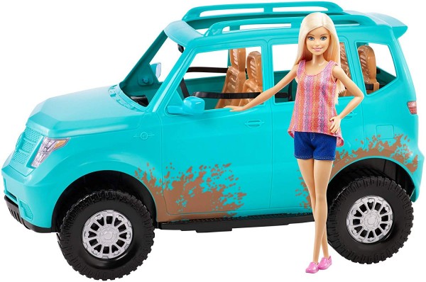 Mattel Barbie Auto Kampingowe z Lalką FGC99