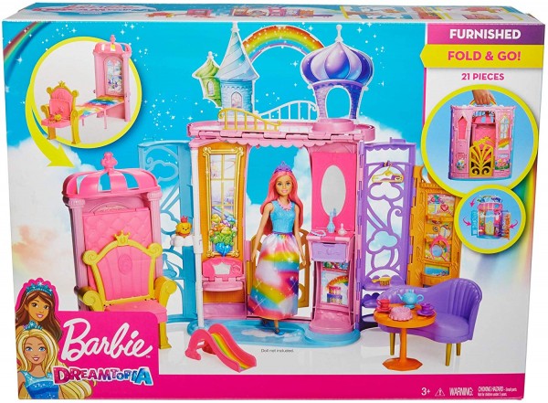 Mattel Barbie dreamtopa Tęczowy Zamek FTV98