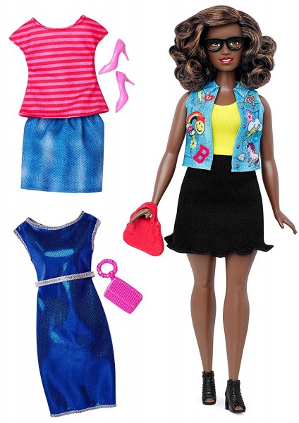 Mattel Barbie Lalka + Ubranka Emoji DTF02