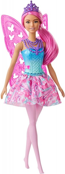 Mattel Barbie Dreamtopia Wróżka Lalka Różowe Włosy GJJ98 GJJ99