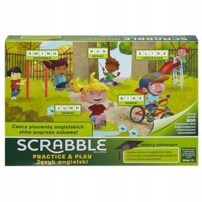 Mattel Gra Scrabble Practice & Play GGB32