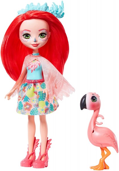 Mattel Enchantimals Lalka + Zwierzątko Fanci Flamingo FNH22 GFN42