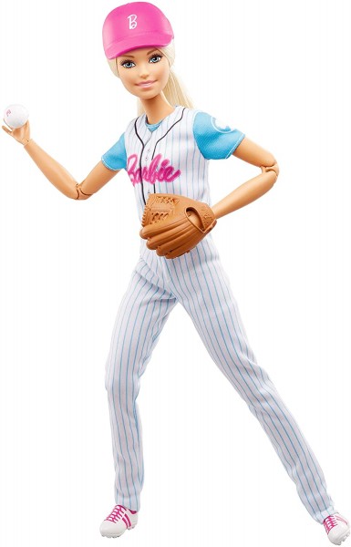 Mattel Barbie Made to Move Sportowa Baseballistka DVF68 FRL98