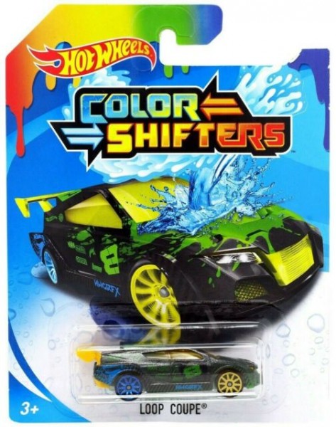 Mattel Hot Wheels Samochodzik Zmieniający Kolor Color Shifters Loop Coupe BHR15 CFM46