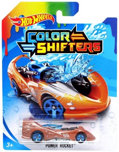 Mattel Hot Wheels Samochodzik Zmieniający Kolor Color Shifters Power Rocket BHR15 GBF24