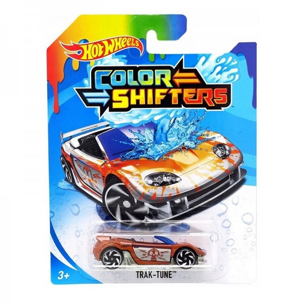 Mattel Hot Wheels Samochodzik Zmieniający Kolor Color Shifters Trak-Tune BHR15 GBF25