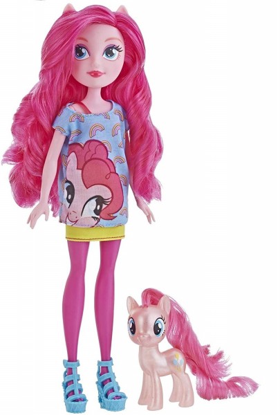 Hasbro My Little Pony Equestria Girls Magia Lustra Lalka + Kucyk Pinkie Pie E5657 E5659