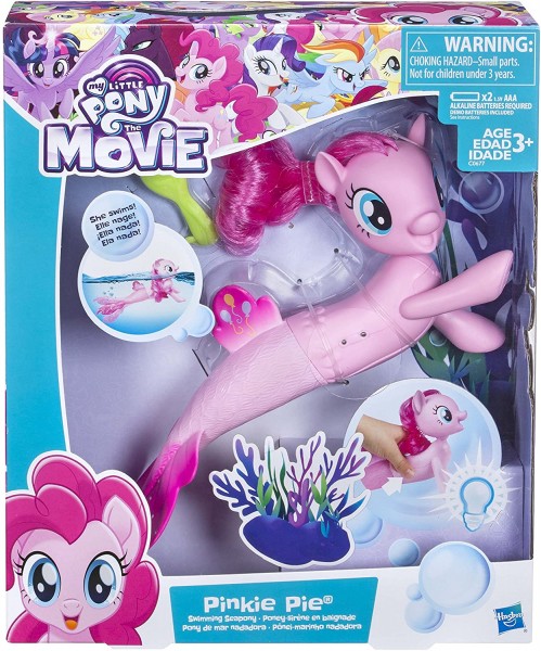 Hasbro My Little Pony Syrenka Pinkie Pie Świeci Pływa C0677