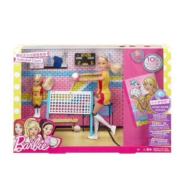 Mattel Barbie Trenerka Siatkówki FRL33