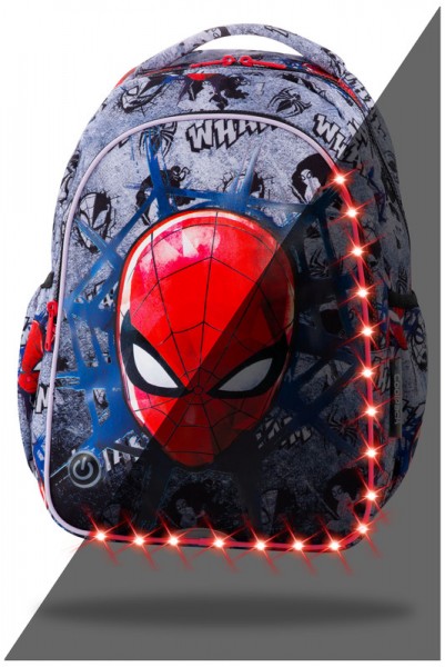 CoolPack Plecak dziecięcy Joy S Disney 2019 – LED Spiderman Black