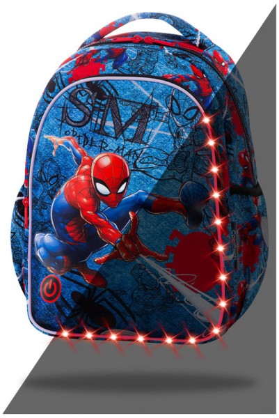 CoolPack Plecak dziecięcy Joy S Disney 2019 – LED Spiderman Denim