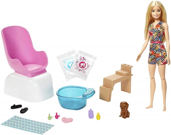 Mattel Barbie Mani-Pedi SPA Zestaw do Zabawy GHN07