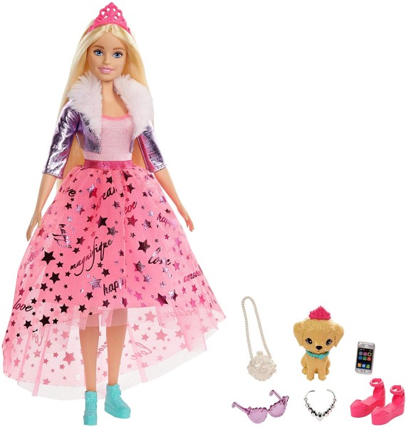 Mattel Barbie Przygody Księżniczek Lalka Księżniczka Barbie GML75 GML76