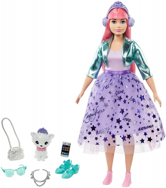 Mattel Barbie Przygody Księżniczek Lalka Księżniczka Daisy GML75 GML77