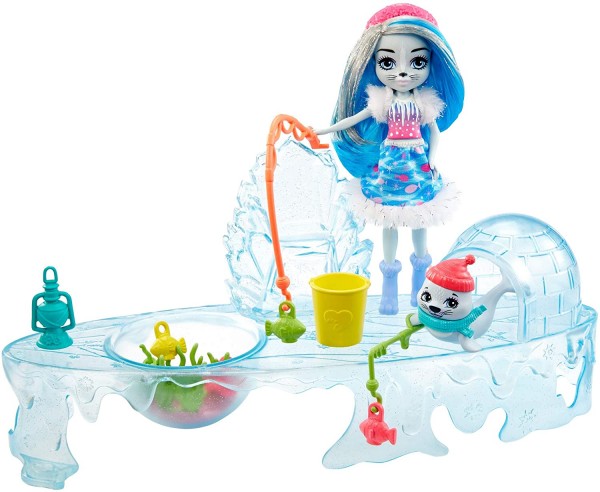 Mattel Enchantimals Zimowe Wędkowanie GJX48