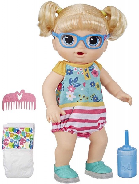 Hasbro Baby Alive Lalka Świecące buciki Blondynka E5247