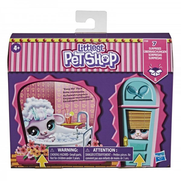 Hasbro Littlest Pet Shop Surprise Fancy Pet Salon 2 Figurki E7430
