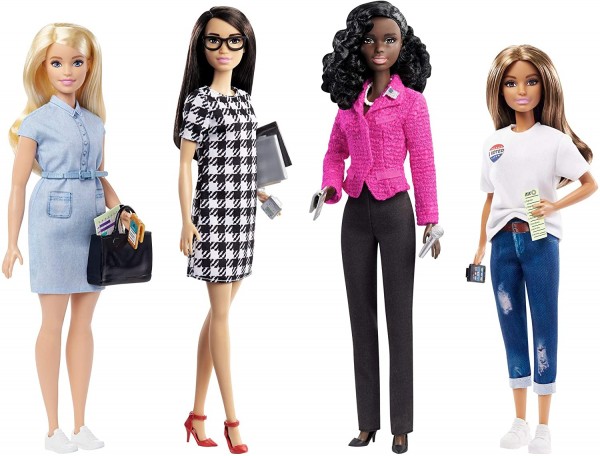 Mattel Barbie 4 lalki Kariera 2020 Campaign Team GMV99