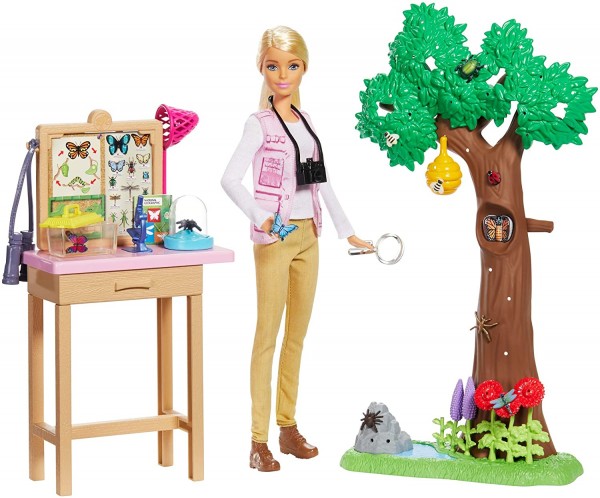 Mattel Barbie Badaczka Owadów Entomolog GDM49
