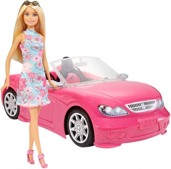 Mattel Barbie Lalka w kabriolecie FPR57 FPR57 GUGU Zabawki