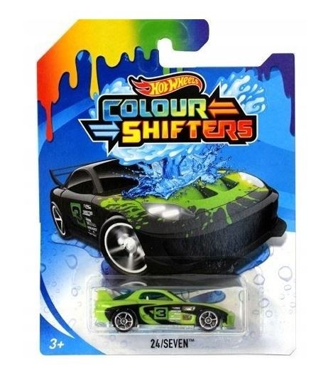 Mattel Hot Wheels Samochodzik Zmieniający Kolor Color Shifters 24/Seven BHR15 GFT25