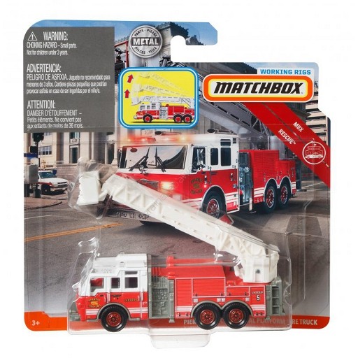 Mattel Matchbox Pojazd Zadaniowy Wóz Strażacki N3242 FWD48