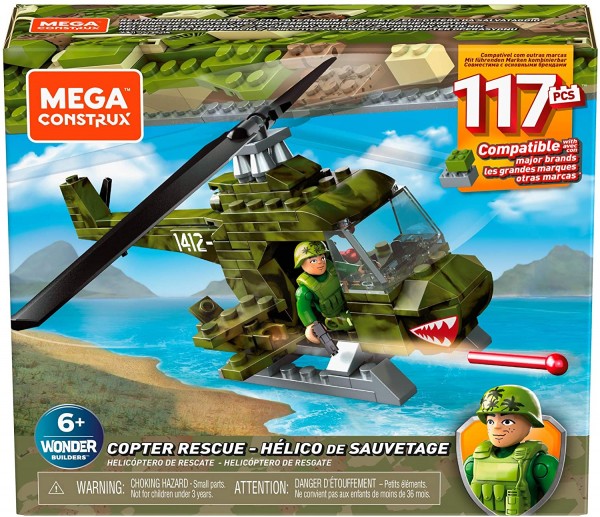 Mattel MEGA CONSTRUX Military Helikopter GNY51