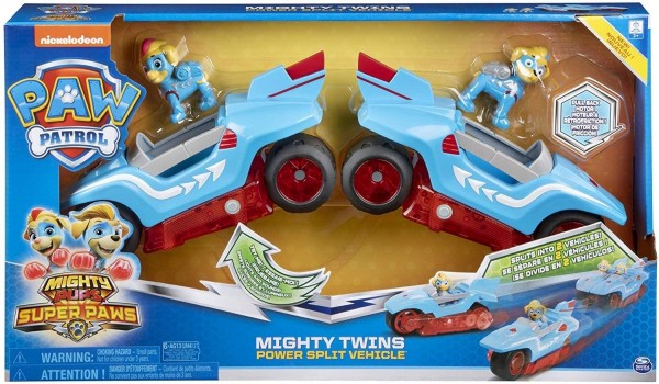 Spin Master Psi Patrol Mighty Twins pojazdy 2szt 6054563