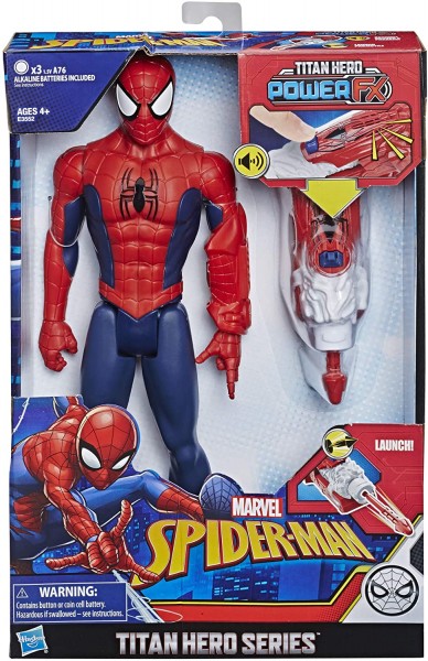 Hasbro Spiderman Figurka z Wyrzutnią i Dźwiękiem E3552