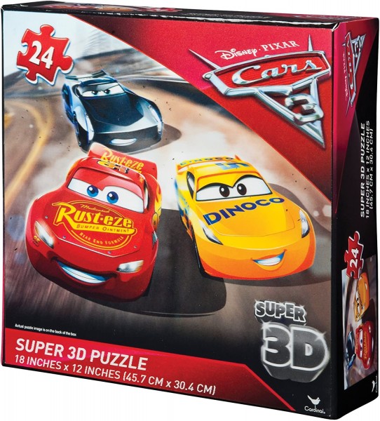 Spin Master Cars 3 puzzle 3D 24 el.  98351 6035638