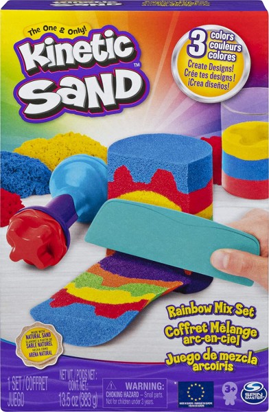 Spin Master Kinetic Sand zestaw Tęczowych narzędzi 6053691