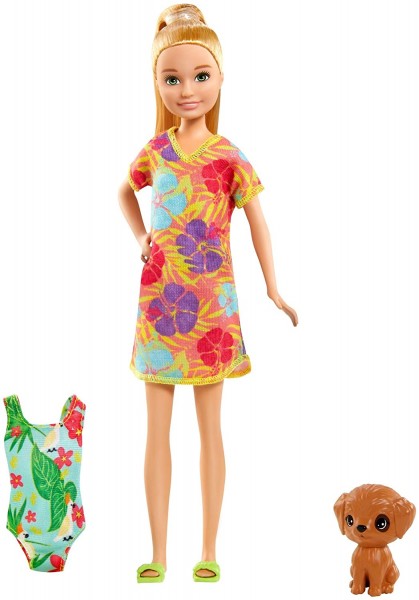 Mattel Barbie na Wakacjach Lalka z Akcesoriami Stacie GRT86 GRT89