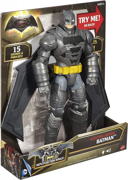 Mattel Batman Electro-Armor Ruchome Skrzydła Figurka 30 cm DJH08 DJH09