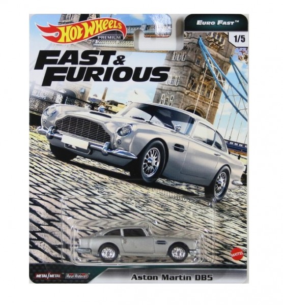 Mattel Hot Wheels Fast & Fourious Premium Aston Martin DB5 GBW75 GPK55