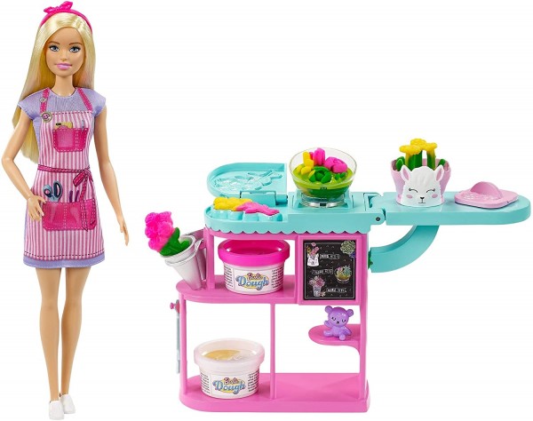 Mattel Barbie Kwiaciarnia zestaw + lalka GTN58