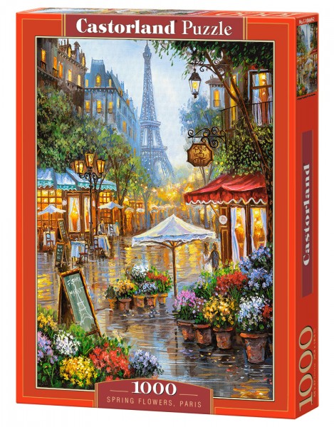 Castorland Puzzle Spring Flowers, Paris 1000 EL. 103669