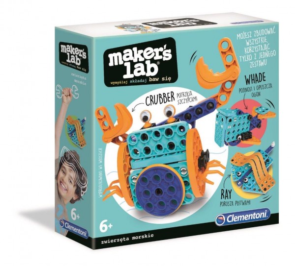 Clementoni Maker's Lab Zwierzęta Morskie 50661