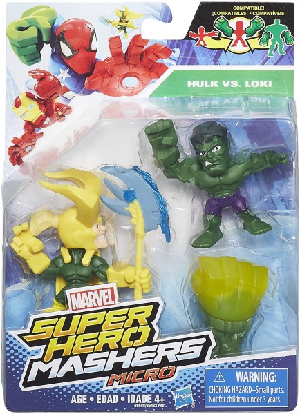 Hasbro Super Hero Mashers Avengers Micro figurki 2-pack Hulk VS Loki B6432 B6688