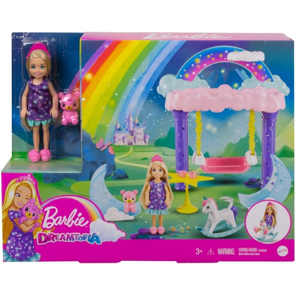 Mattel Barbie Chelsea Dreamtopia Pidżama Party GTF48 GTF50