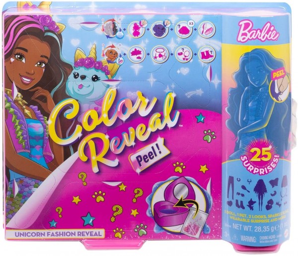Mattel Barbie Color Reveal Fantazja Jednorozec GXY20 GXV95