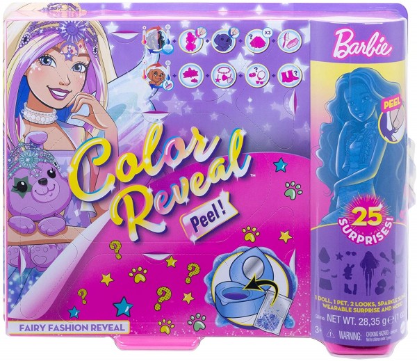 Mattel Barbie Color Reveal Fantazja Wróżka GXY20 GXV94